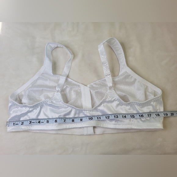 Just My Size Front Close Bra 50DD #1107 White - Picture 3 of 8